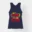 Why Blood Same Blood Women's Tank Top in Navy Blue Color